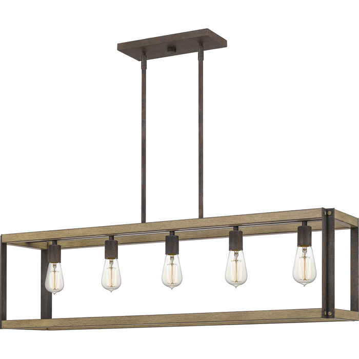 Quoizel QZL-FNN542 Transitional Linear chandelier 5 light Quoizel QZL-FNN542 Transitional Linear chandelier 5 light