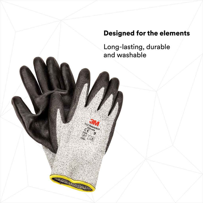 3M 7100097230 3M™ Comfort Grip Gloves, L2 Cut Resistant (ANSI 1), Size Large, 72 Pair/Case