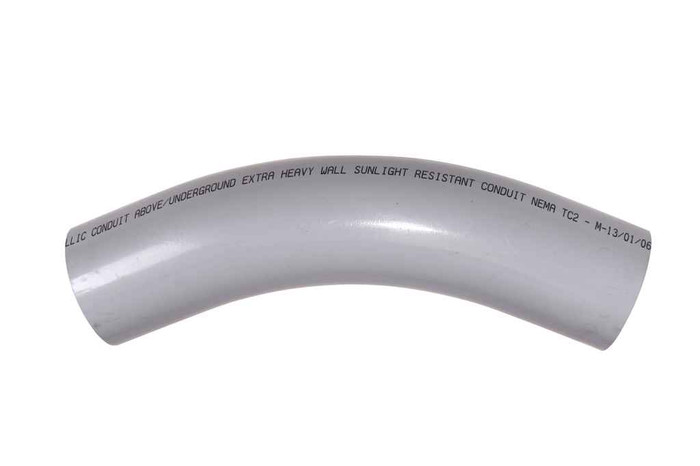 Kraloy 078639 80STD4045 4"x45D PVC STD ELBOW SPxSP SCH80 KRALOY