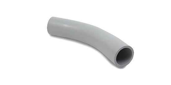 Kraloy 078639 80STD4045 4"x45D PVC STD ELBOW SPxSP SCH80 KRALOY