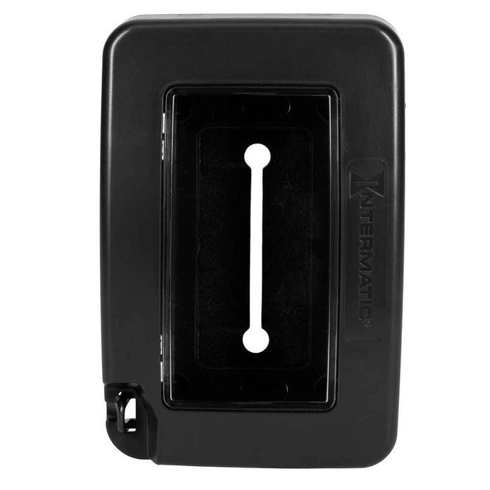 Intermatic WP6000BL Low-Profile Plastic In-Use Weatherproof Cover, Single-Gang, Vrt/Hrz, Black