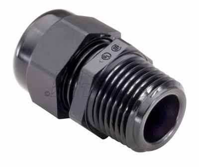 Topaz Lighting LTF12 1/2" NPT Hubs Liquidtight Cord Grips 6/6 Nylon
