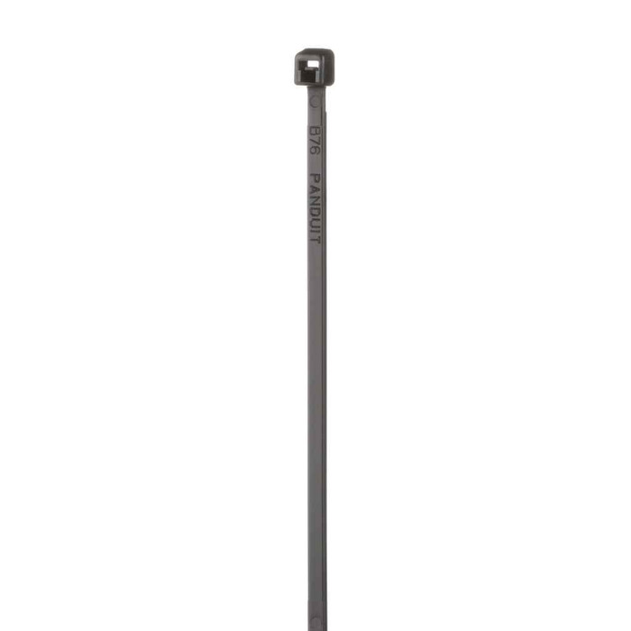 Panduit PLT1M-C0 Pan-Ty® PLT1M-C0 Cable Tie, Black, UV PA6.6, 3.9"L, 18lb, PK100
