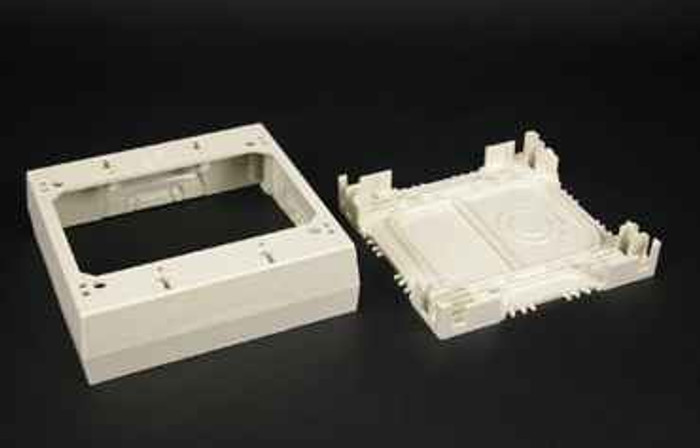 Wiremold 2347-2-WH 400/800/2300/2300D Two-Gang Device Box Fitting