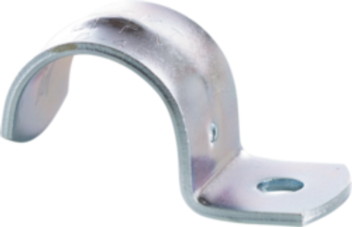 Minerallac MED30 Jiffy Clip, Medium Duty, One Hole strap, Fits 1/2" EMT Conduit, Zinc Plated