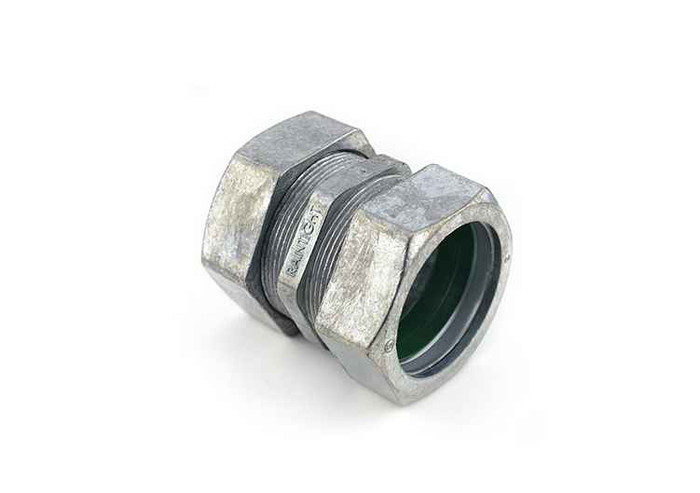 Bridgeport Fittings 264-RT EMT Screw-on Compression Coupling 1-1/2", Zinc, Raintight Bridgeport Fittings 264-RT EMT Screw-on Compression Coupling 1-1/2", Zinc, Raintight