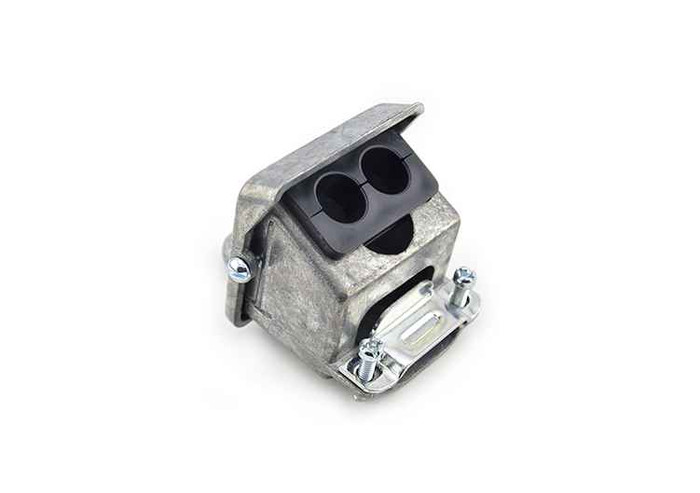 Bridgeport Fittings 1220 Zinc Die Cast 3 to 2 Oval Service Cable Entrance Cap Bridgeport Fittings 1220 Zinc Die Cast 3 to 2 Oval Service Cable Entrance Cap