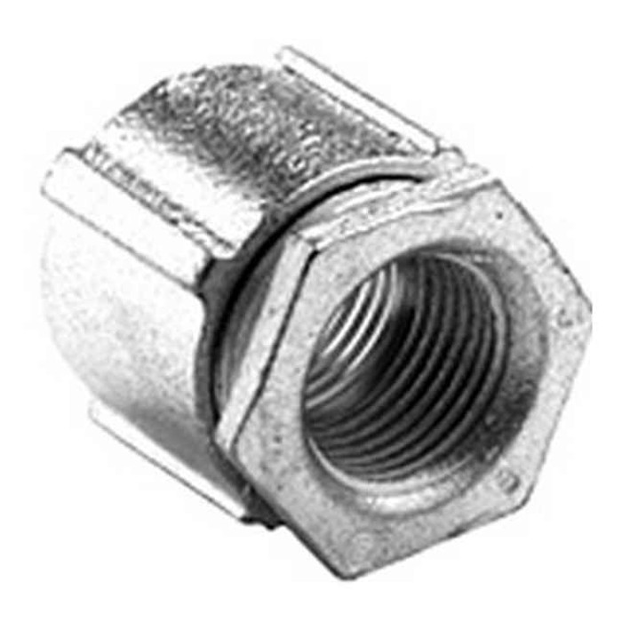 Bridgeport Fittings 1121 3-Piece Conduit Coupling, 1/2", Iron for an Impact-Resistant Fit Bridgeport Fittings 1121 3-Piece Conduit Coupling, 1/2", Iron for an Impact-Resistant Fit