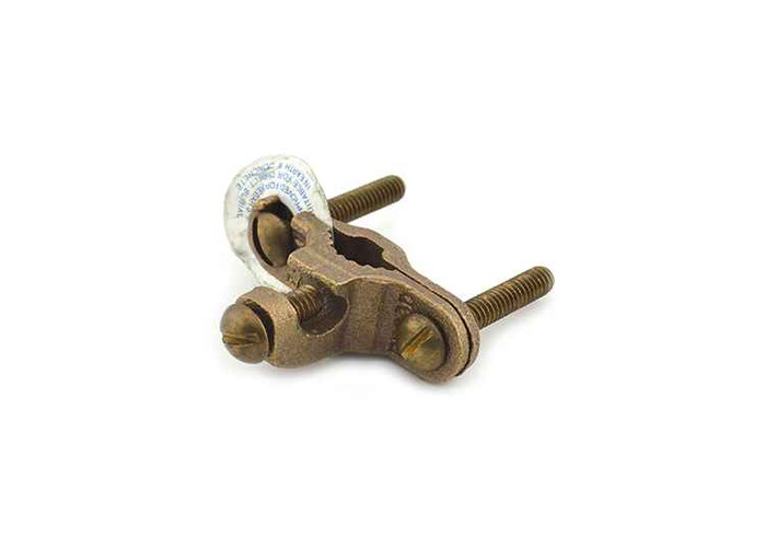 Bridgeport Fittings RB-17 Rebar Ground Clamp Front Lay-In, 1/2" to 1", Bronze Bridgeport Fittings RB-17 Rebar Ground Clamp Front Lay-In, 1/2" to 1", Bronze