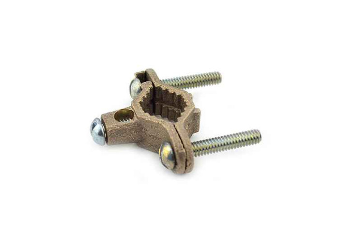 Bridgeport Fittings 1309-B Ground Clamp, 1/2" to 1", Brass Screw with Protective Armor Bridgeport Fittings 1309-B Ground Clamp, 1/2" to 1", Brass Screw with Protective Armor