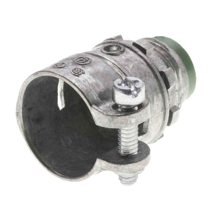 Bridgeport Fittings 407-DCI2 Insulated Squeeze Connector 1/2", Die Cast Zinc Bridgeport Fittings 407-DCI2 Insulated Squeeze Connector 1/2", Die Cast Zinc