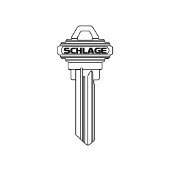 Schlage 35-157-1001-CP Classic Primus Standard Bow, Embossed Both Sides, Sequence #1001