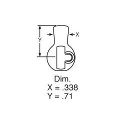 Schlage Commercial B502-948 L9060 Straight Everest/Primus Cam
