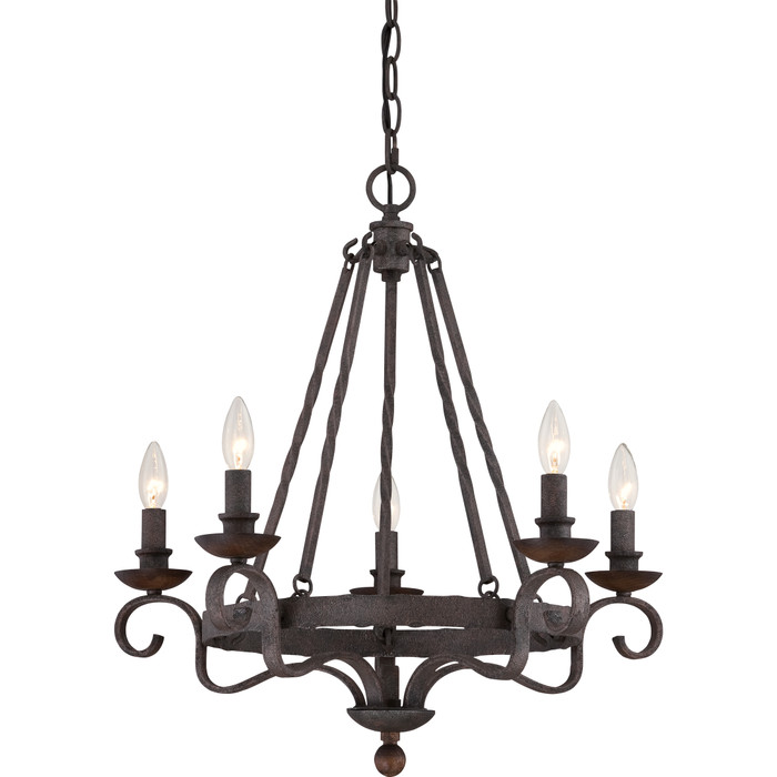 Quoizel QZL-NBE5005 Traditional Chandelier 5 light Quoizel QZL-NBE5005 Traditional Chandelier 5 light