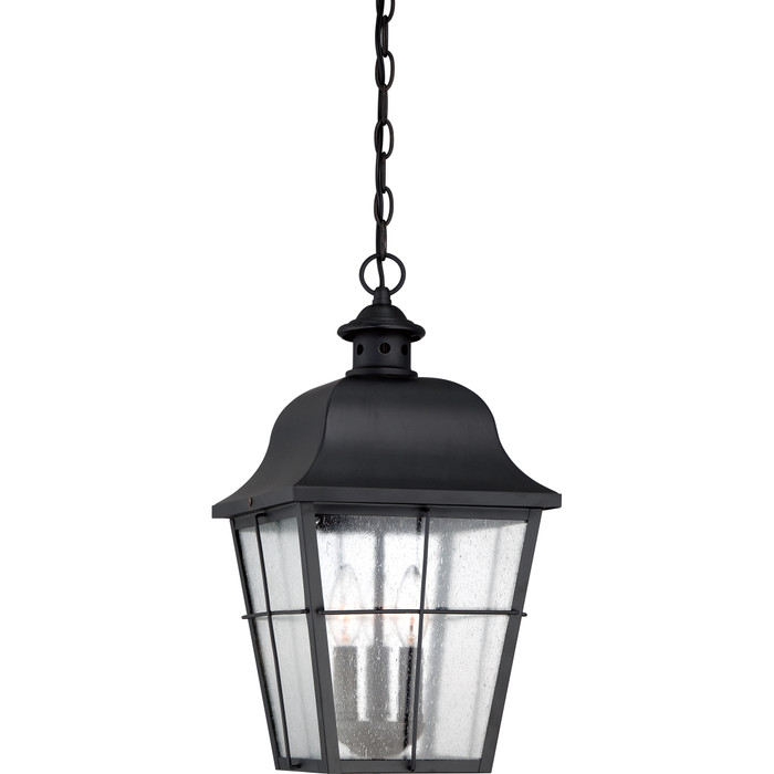 Quoizel QZL-MHE1910 Transitional Outdoor hanging mystic blck