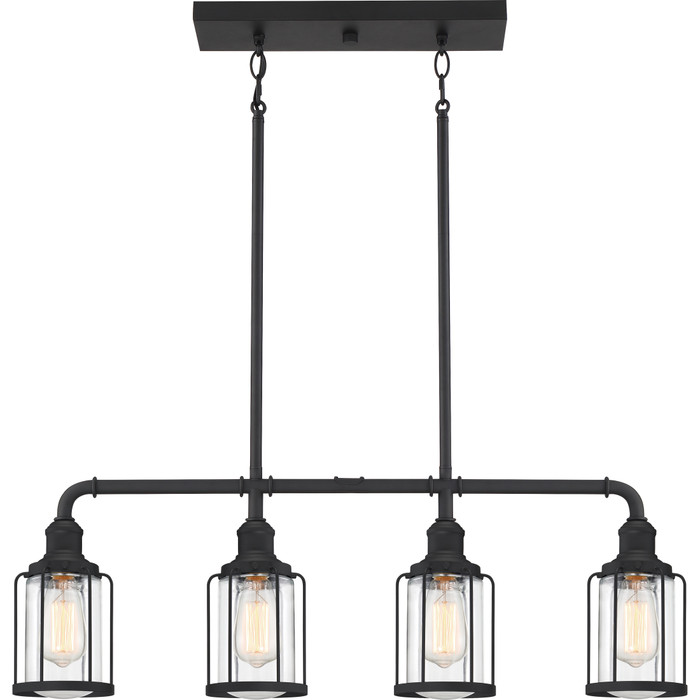 Quoizel  Transitional Linear chandelier 4 light QZL-LUD434