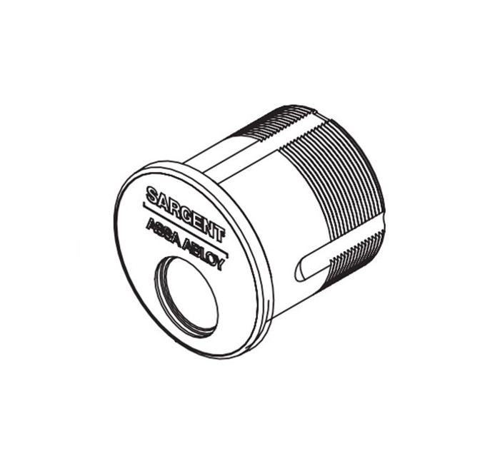 Sargent 13-2005 1-1/8" Mortise Cylinder Body Sargent 13-2005 1-1/8" Mortise Cylinder Body