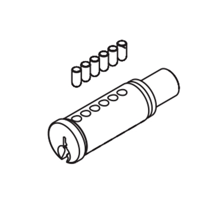 Sargent 13-3425 8 Line Cylinder Plug and Pin Assembly