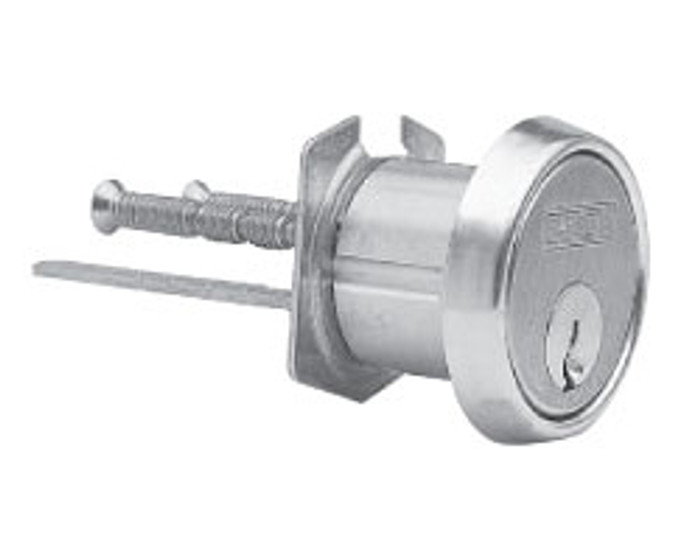 Sargent 34 Series Rim Type Cylinder,Horizontal Tailpiece, 27/32" Screw Pattern, No. 97 Rosette