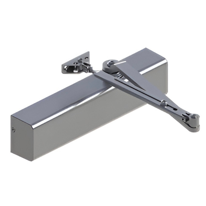 Hager 5200M16ALM Multi-Mount Adjustable Regular Door Closer - Aluminum Finish
