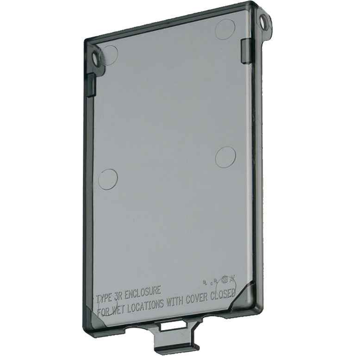 Arlington Industries Extra Duty In-Box Replacement Covers - 1-Gang Clear UV-Rated Plastic
