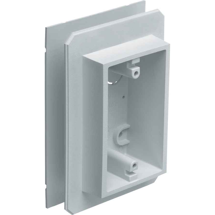Arlington Industries FS8091F Weatherproof Siding Device Outlet Box, 1-Gang