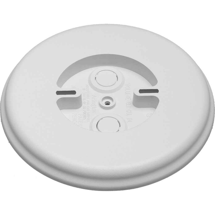 Arlington Industries 8" Round Ceiling Fan and Fixture Mounting Block with Built-In Electrical Box - 70 lb Fan/200 lb Fixture Rating