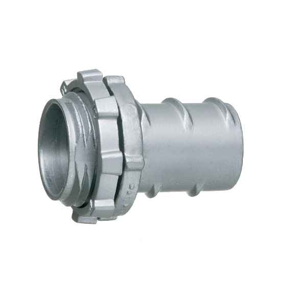 Arlington Industries Zinc Die-Cast Cable Connectors for Flexible Metal Conduit - Silver Finish with UL/CSA Listing
