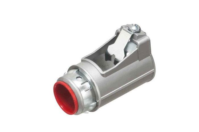 Arlington Industries 3/4" Zinc Die-Cast MC Cable Connector with Spring Steel Clips Arlington Industries 3/4" Zinc Die-Cast MC Cable Connector with Spring Steel Clips