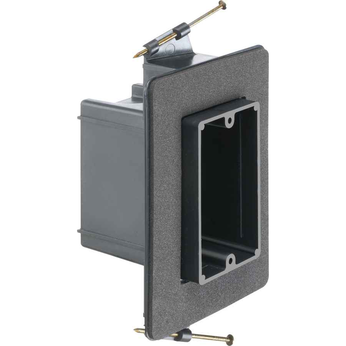 Arlington Industries ONE-BOX® Vapor Box with Air Infiltration Protection and 2-Hour Fire Rating - Black Plastic