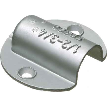 Arlington Industries Zinc Die-Cast Sill Plate with Duct Seal and Hardware - Silver Finish