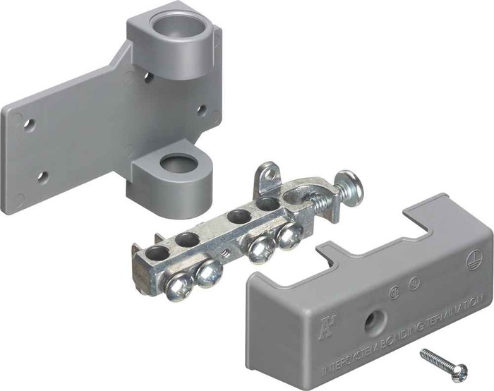 Arlington Industries Intersystem Grounding Bridge with 4 Termination Points, Lay-In Style Lug, NEC Compliant