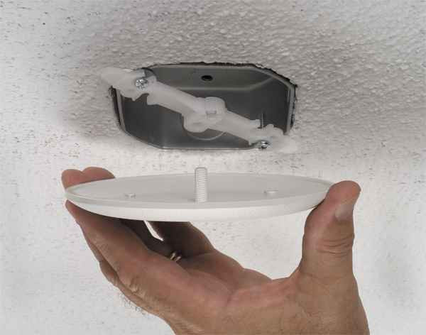 Arlington Industries Paintable Ceiling Box Cover for 3-1/2" and 4" Round and Octagonal Boxes
