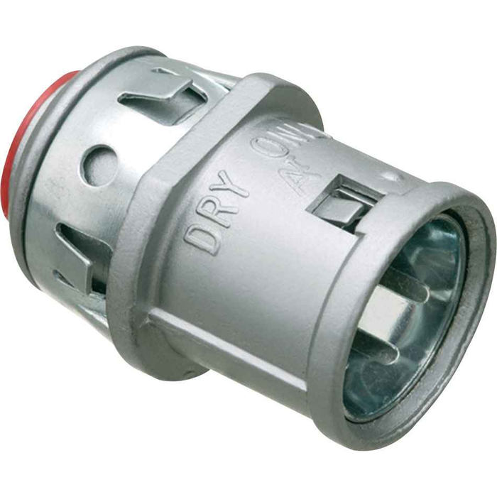Arlington Industries AST Series Tool-Free Zinc Die-Cast MC/AC Cable Connector, 3/8" Trade Size