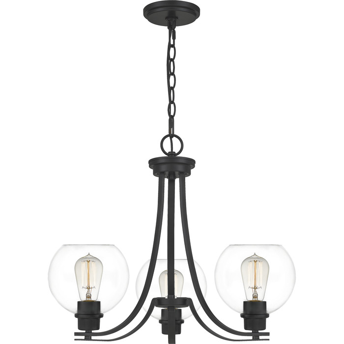Quoizel QZL-PRUC5022 Transitional Chandelier 3 light