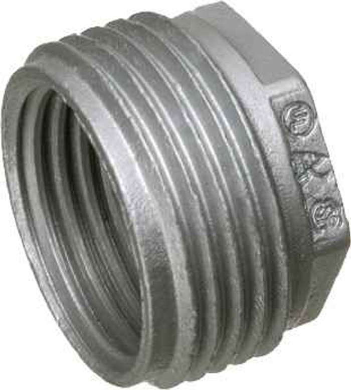 Arlington Industries Hex Head Reducing Bushing - Zinc Die-Cast with Ground Path