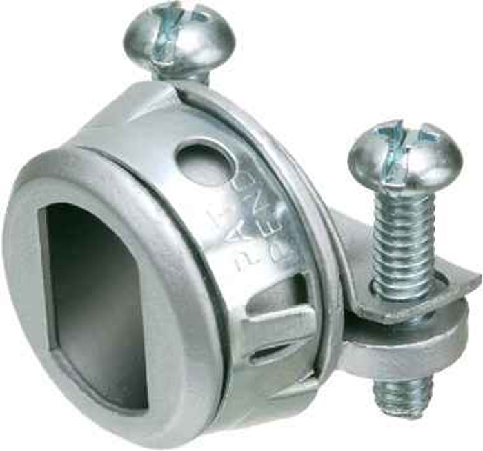 Arlington Industries Zinc Die-Cast Cable Connector 1/2" Knockout 2-Screw Spring Steel Clip System Arlington Industries Zinc Die-Cast Cable Connector 1/2" Knockout 2-Screw Spring Steel Clip System