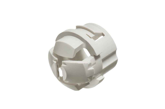 Arlington Industries 1/2" White Button Non-Metallic Push-In Connector