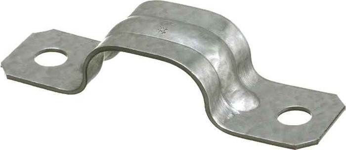 Arlington Industries Plated Steel Service Entrance Cable Straps - 2/3 Wire Range with 2-Hole Design Arlington Industries Plated Steel Service Entrance Cable Straps - 2/3 Wire Range with 2-Hole Design