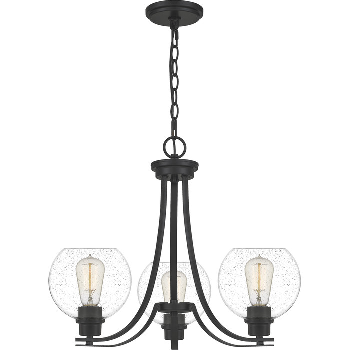 Quoizel  Transitional Chandelier 3 light QZL-PRUS5022