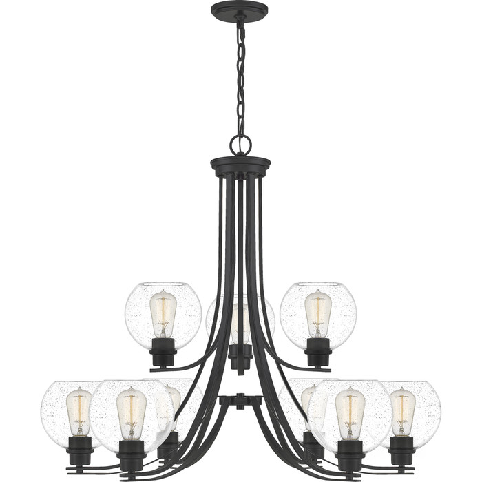 Quoizel  Transitional Chandelier 9 light QZL-PRUS5034