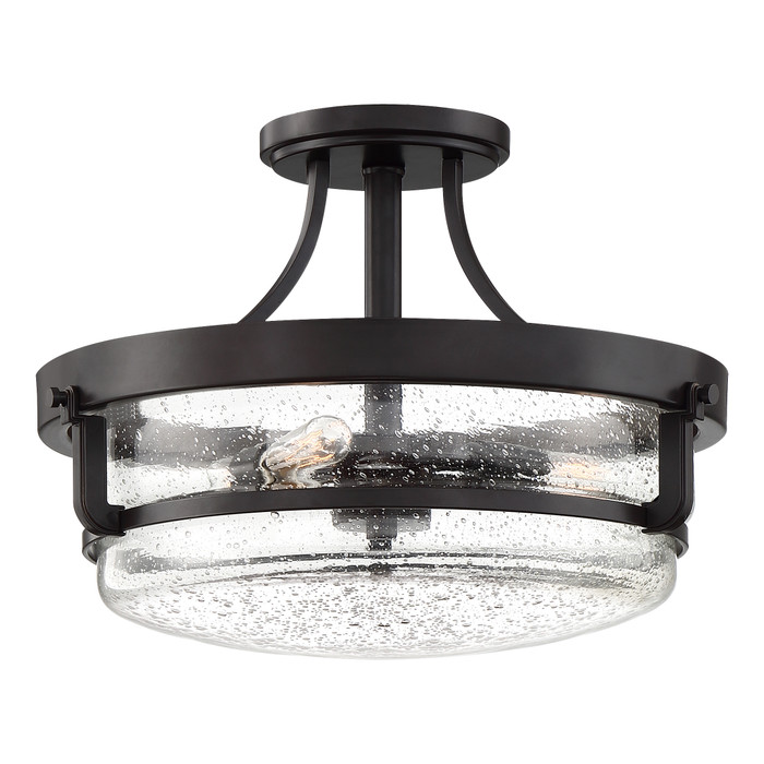 Quoizel QZL-QF3515 Transitional Semi-flush mount 3 light palladian bronz