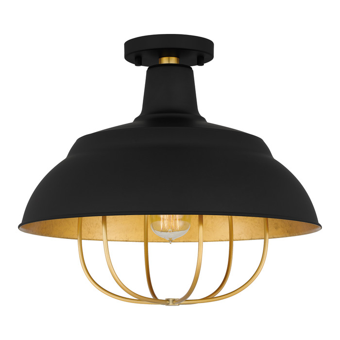 Quoizel  Farmhouse Semi flush 1 light QZL-QFL5357