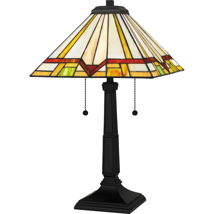 Quoizel QZL-TF16140 Traditional Table lamp tiffany 2 lights Quoizel QZL-TF16140 Traditional Table lamp tiffany 2 lights