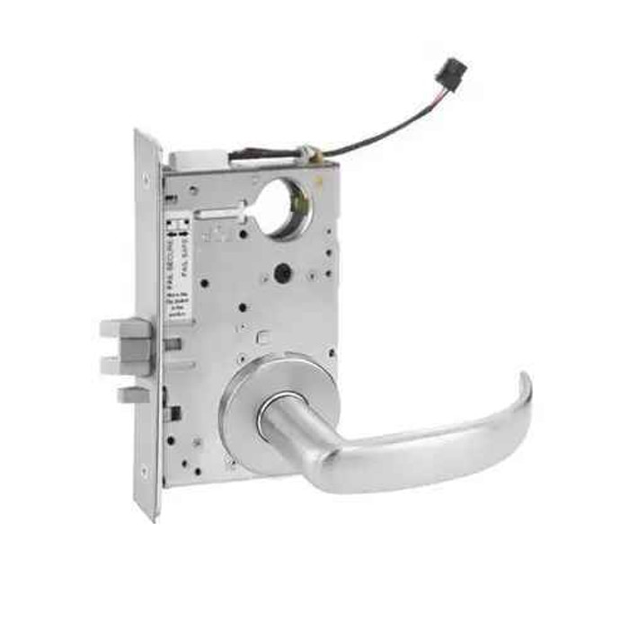 Corbin Russwin ML20915 No Cylinder Override, Both Grips Lock, Mortise Electrified Lever Lockset, PS-Princeton (Cast) Lever