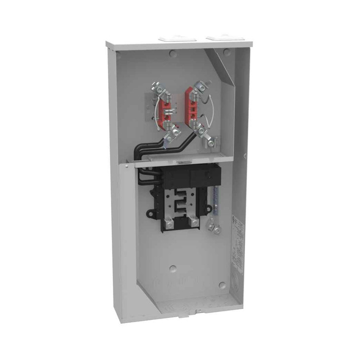Milbank U5168-XTL-KK-5T Ringless Meter Main - 5 Terminal, Horn Bypass, 100–200 Amp, Load Center Combination