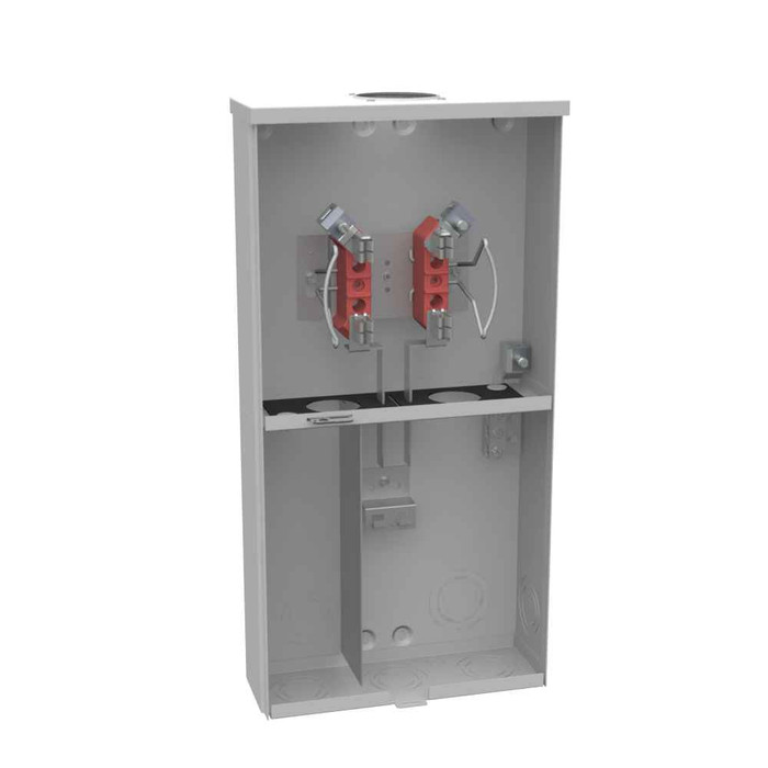 Milbank U3499-RL 4 Terminal Ringless Small Hub Open Main Breaker Provision