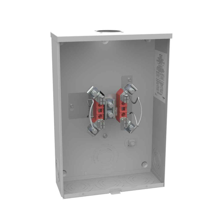 Milbank U3914-RL-TG 4 Terminal Ringless Small Hub Open Triplex Ground Welded Ground Stud