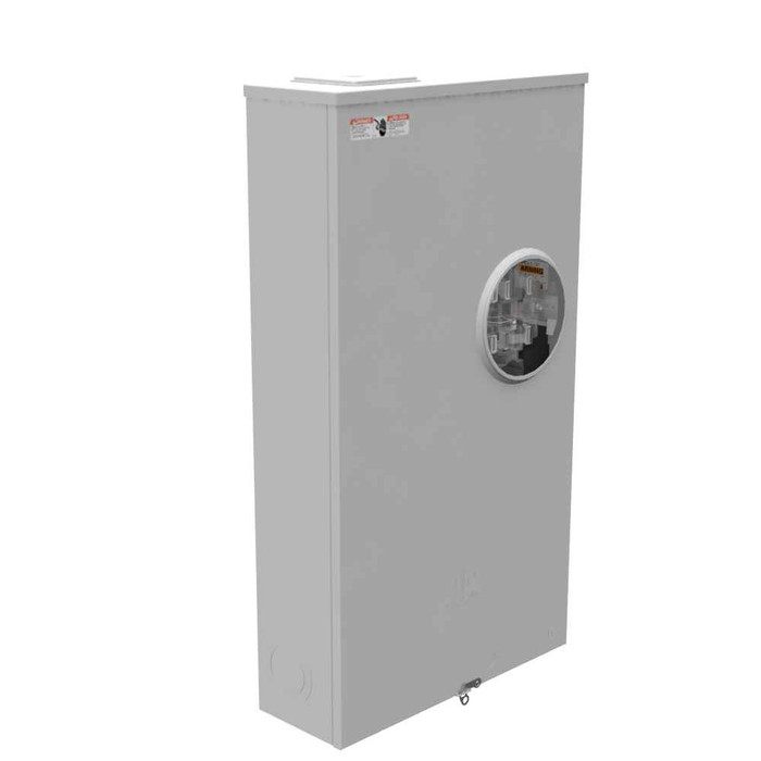 Milbank U4168-X-K7-BLG 7 Terminal Ringless Large Closing Plate Lever Bypass Single Connector 4-600kcmil with 7/8" Barrel Lock Provision