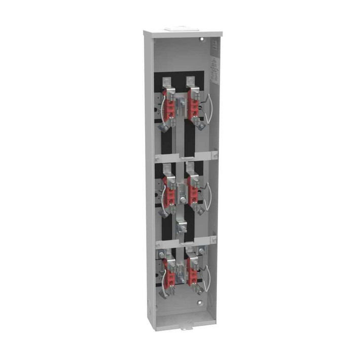 Milbank U2693-XL 4 Terminal Ringless Small Closing Plate 3 Position 100 Ampere Vertical